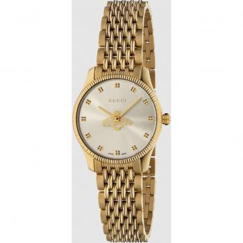 Gucci G-Timeless Slim Women's Watch YA1265021 - Gold Stainless Steel, 29mm