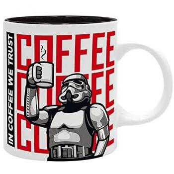 Taza In Coffee We trust Original Stormtrooper Star Wars Cerámica 320 mls