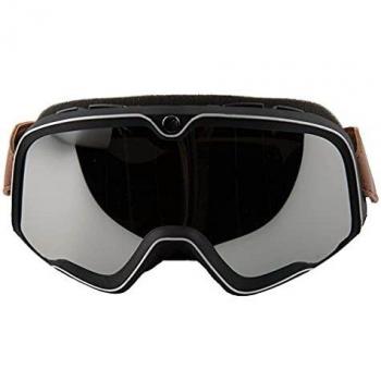 BY CITY Gafas de Moto Roadster Retro Vintage - Gafas de Aviador, Gafas para Casco Harley