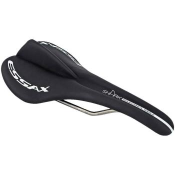 Essax Shark Sillín de Bicicleta, Hombre, Negro / Blanco, 142 mm