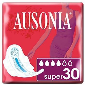 Ausonia Ultrafina Super Compresas Con Alas 30 Unidades