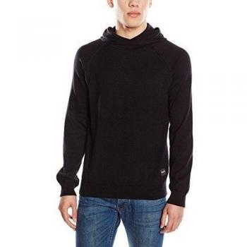 Only & Sons onsBRYAN HOODIE KNIT-Suéter Hombre,    Negro S