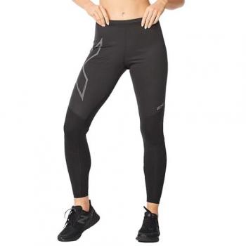 2XU Mallas Ignition Shield Compression Tights Negro con tecnología de compresión, diseño ajustado, protección contra el viento y la intemperie, tejido transpirable y de secado rápido, ideal para actividades deportivas al aire libre