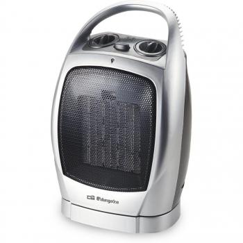 Calefactor Cerámico Orbegozo CR 5021 con Función Ventilador de Aire Frío, Oscilante y Indicador Luminoso - 1500W
