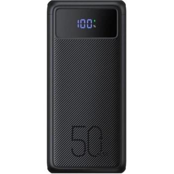 Powerbank Veger 50000mAh con cable, 3 USB tipo A y USB-C, carga rápida 22.5W