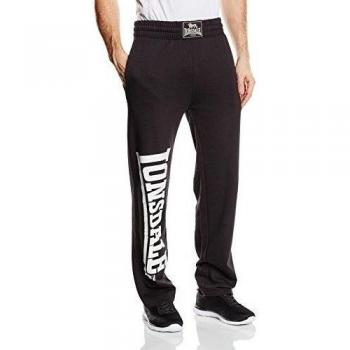 Lonsdale Pantalone Jogging Rafty, Negro, Small