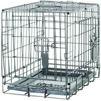 Dogit Jaula Plegable de 2 Puertas, 46.5 x 31 x 37 cm