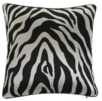 Cojín Decorativo Home Esprit Negro y Dorado 45 x 15 x 45 cm