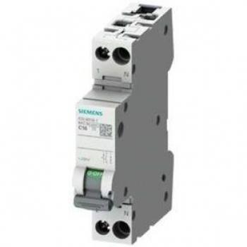 Siemens 5SL60066 Miniature Circuit Breaker 6A Type B, DIN Rail Mount, 6kA Breaking Capacity