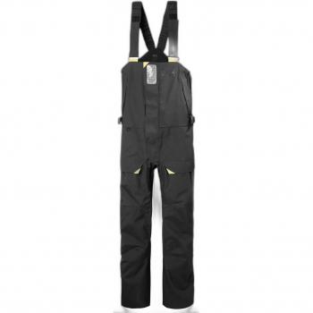 Mono Helly Hansen Skagen Offshore Bib gris oscuro - L, peto impermeable, tejido resistente al agua, con costuras selladas, forro de malla para mayor transpirabilidad, tirantes ajustables y múltiples bolsillos