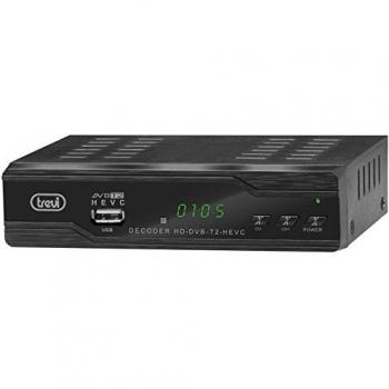 Trevi HE 3388 TT 1tuner(s) Alámbrico Negro - Decodificador (Negro, 148 mm, 102 mm, 40 mm, Alámbrico, 6 W)