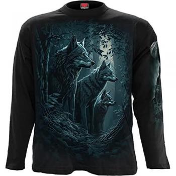 Spiral Forest Guardians Long-sleeve Shirt Black