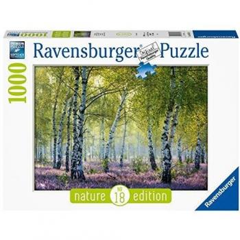 Ravensburger Puzzle, Puzzle 1000 Piezas, Bosque de Abedules, Nature Edition, Puzzles para Adultos, Puzzles Paisajes, Rompecabezas Ravensburger