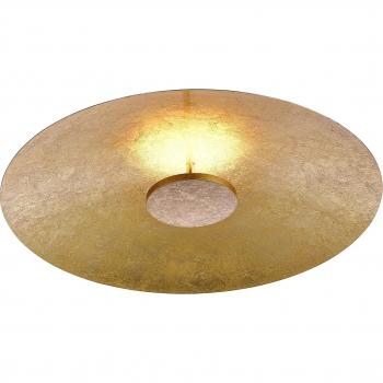 Lámpara de Techo Decorativa Paul Neuhaus 8132-12, LED 22W Regulable, Dorada, 50cm Redonda