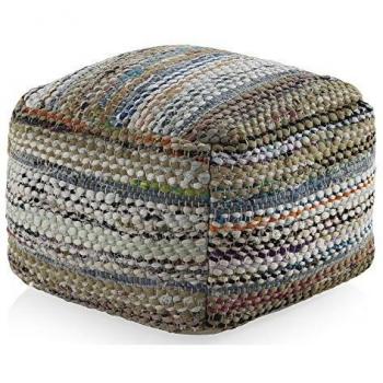 GEESE Puff Jute, Tela, Multicolor, 45x45x35 cm