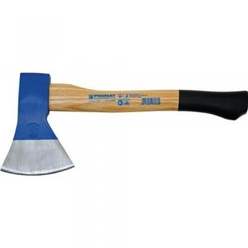 Hacha Manual Rheinische 600 g, Longitud de Mango 360 mm, Fabricado en Acero Forjado con Empuñadura de Fresno PROMAT