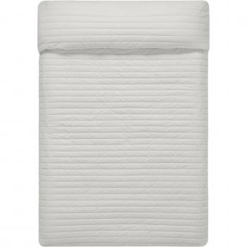 Colcha Dash Gris 100% Algodón 150 TC para Cama de 180 cm (270x260 cm)