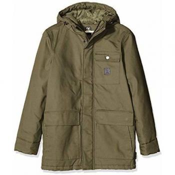 DC Shoes Canongate - Parka Resistente Al Agua Con Capucha Para Hombre Parka Resistente Al Agua Con Capucha, Hombre, dark olive, S