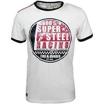 Goodyear Hombres T- Shirt Gail Off White, Herren:M
