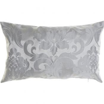 Cojín de poliéster gris para decoración del hogar