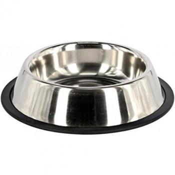 Comedero de Acero Inoxidable para Perros con Base Antideslizante 900 ml