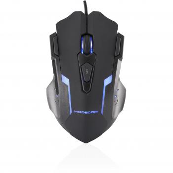 Modecom MC-GMX VOLCANO USB Óptico 4000DPI mano derecha Negro - Ratón