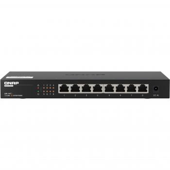 QNAP QSW-1108-8T Unmanaged Switch, 8 Ports, 2.5GbE (RJ45), Fanless