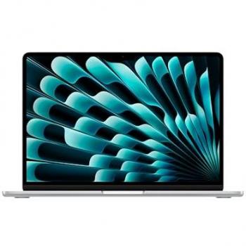 Laptop Apple MacBook Air 13,6'' M3, 8 núcleos CPU, 10 núcleos GPU, 24GB RAM, 512GB SSD, Plata