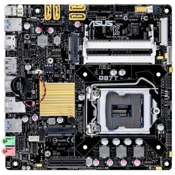 Placa Base Asus Q87T Mini ITX, Socket 1150, Intel Q87, DDR3, S-ATA 600, PCI Express 3.0 y USB 3.0