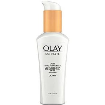 Olay Complete Defense Daily UV Moisturizer SPF 30 Sensitive Skin, 2.5 fl oz (Pack of 2)
