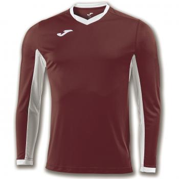 Joma Champion IV M/L Camiseta Equipamiento, Hombre, Burdeos, 4XS-3XS