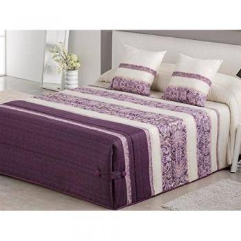 LaNovenaNube - Edredón Conforter AMBER cama 135 - Color Malva