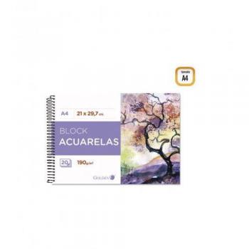 Cuaderno de dibujo a3 acuarelas 24 hojas 190g Wonder Art by Pryse 6230032