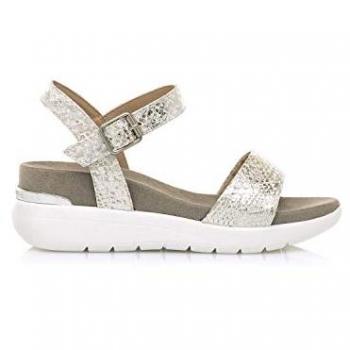 Sandalias de Mujer Plata con Tira de Tobillo y Cierre con Hebilla MARIA MARE 68091