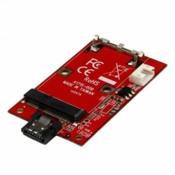 Adaptador StarTech SATA a mSATA SSD - Conversor de Interfaz SATA a Mini SATA