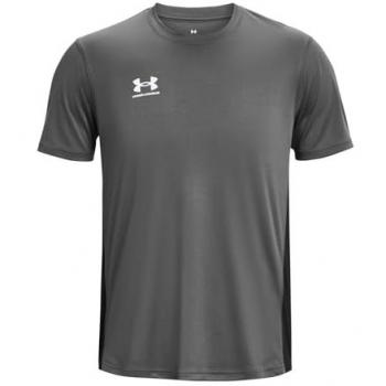 Camiseta de Manga Corta Under Armour Challenger Train para Hombre - Gris - Talla M