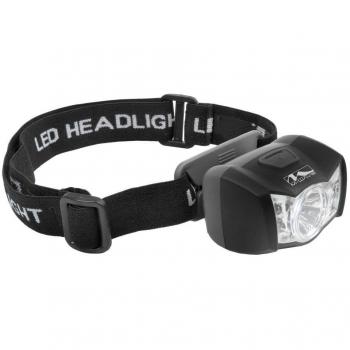 M-Wave Headlight Faro Delantero, Unisex Adulto, Negro, Talla única