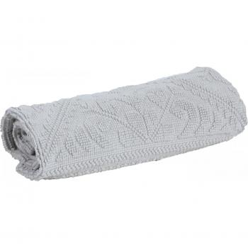 Alfombra de baño lisa Vivaraise Enzo 54 x 110 en algodón craie