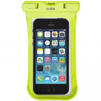 Funda impermeable universal para teléfonos móviles hasta 5,5 en color verde