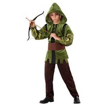 Disfraz Arquero Niño Infantil Verde Oscuro 7-9 Años