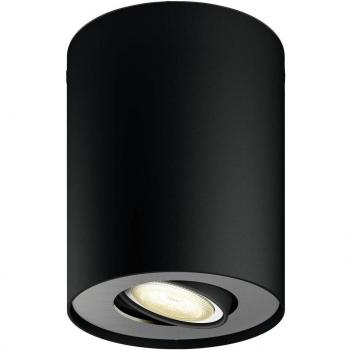 Foco Philips HUE Pillar Ambiance 1L Negro Wifi & BT - Foco de columna, color negro, tecnología Wifi y Bluetooth, modelo 33852400, número de producto 929003046901