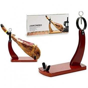 BigBuy Cooking Jamonero De Madera Pino