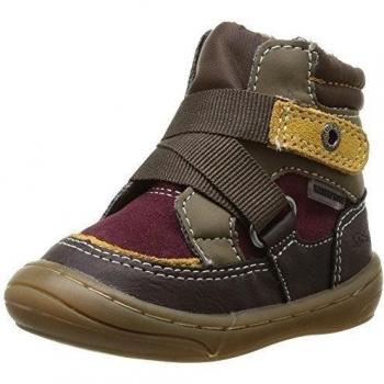 Kickers ZEDINON WPF - Zapatos Primeros Pasos de Material sintético para niña, Color marrón, Talla 20 EU