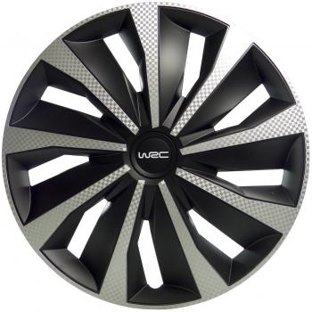 Juego de 4 Enjoliveurs 14'' Estilo Carbono