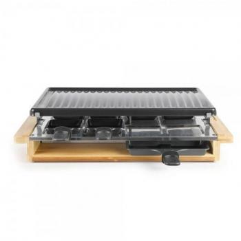 Grill Raclette Livoo 8 Personas 1200W con Poêlons Dobles y Termostato Ajustable