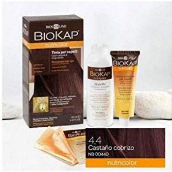 Biokap Tinte Auburn Brown Dye 140 ml; castaño Cobrizo 4.4 1 Unidad 140 ml