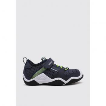 Sandalias de Niño GEOX J3530A 1450 JR WADER C0749 NAVY-LIME, color azul y lima, talla 35
