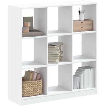 Estantería Blanca de Aglomerado 102x32x108 cm
