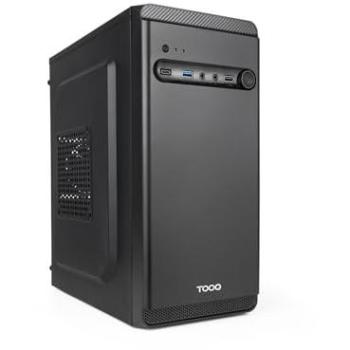 Caja Minitorre Micro-ATX DODEKA ULTRA Negra con Fuente de Alimentación 500W, USB-A 2.0, USB-A 3.0, USB-C y Audio HD