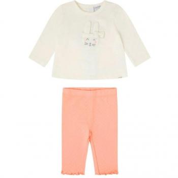 CONJUNTO BEBÉ NIÑA CAMISETA MANGA LARGA Y LEGGIN